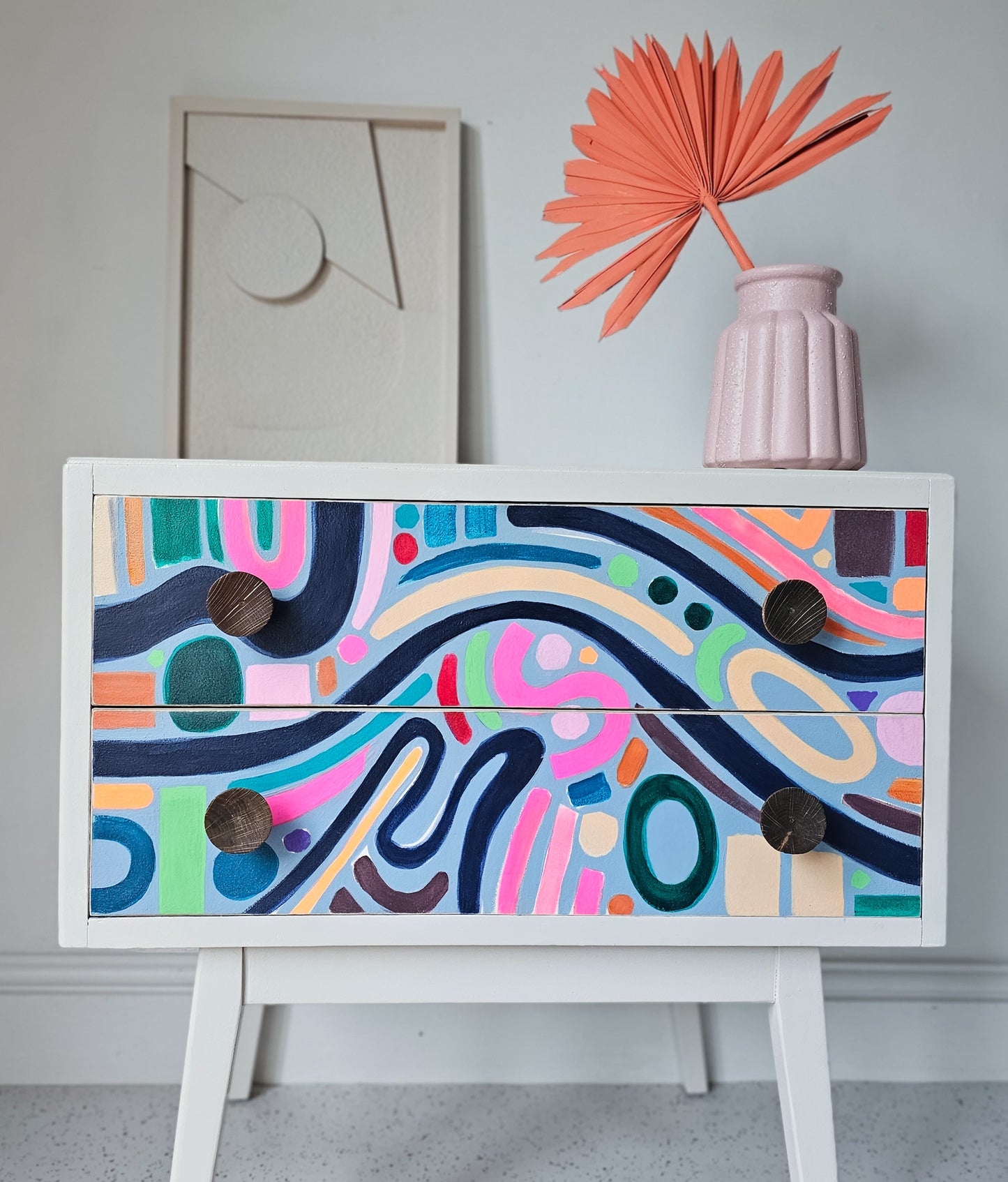 The Doodle Mid Century Chest of Drawers