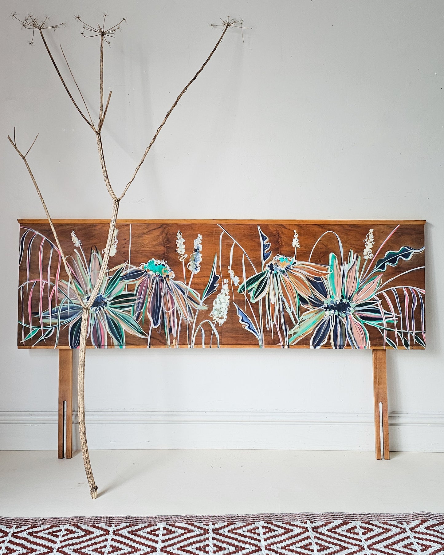 BBC1 Money for Nothing Floral Headboard Art Panel