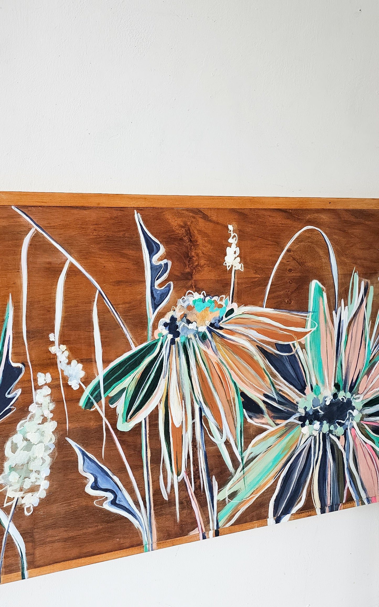 BBC1 Money for Nothing Floral Headboard Art Panel