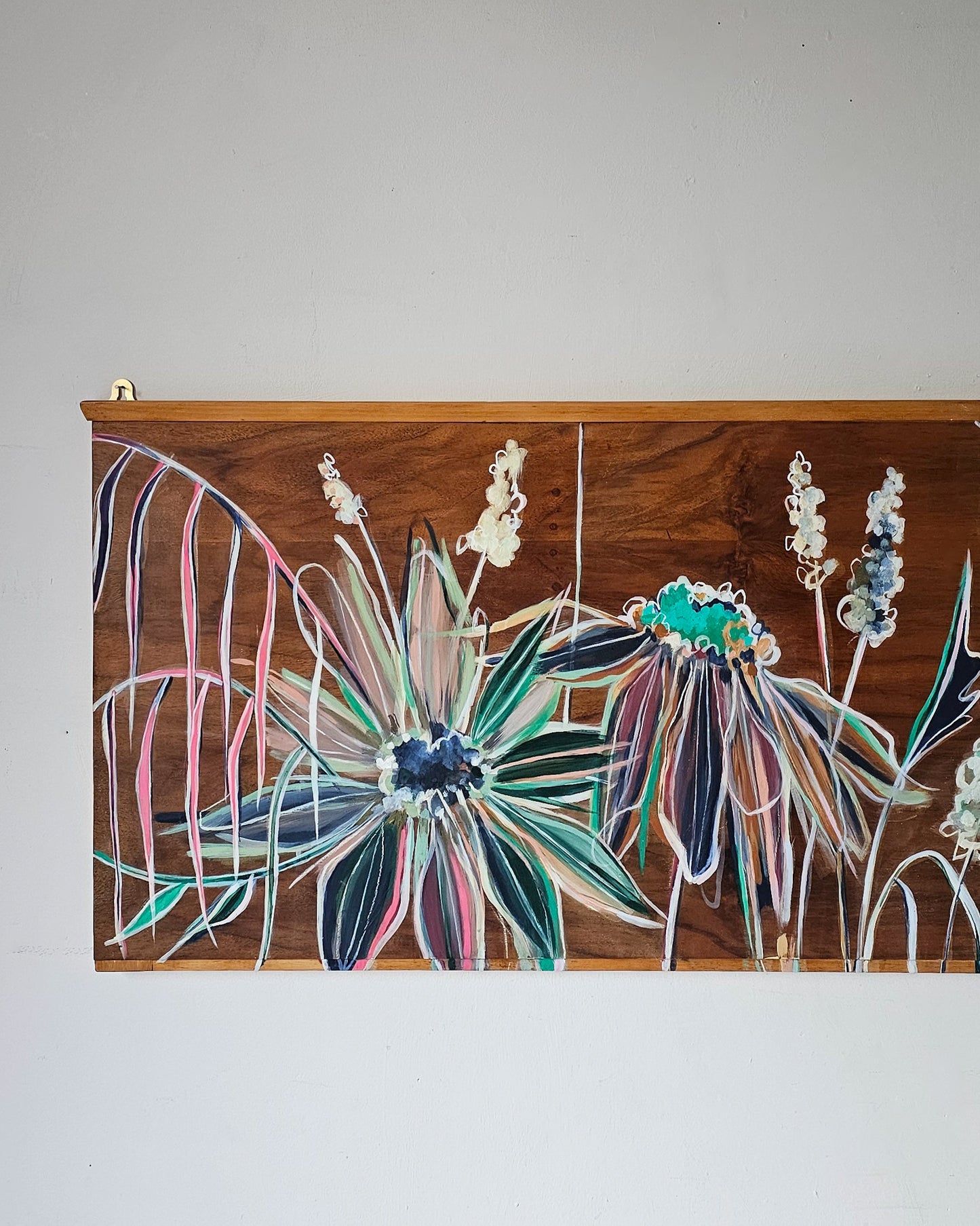 BBC1 Money for Nothing Floral Headboard Art Panel