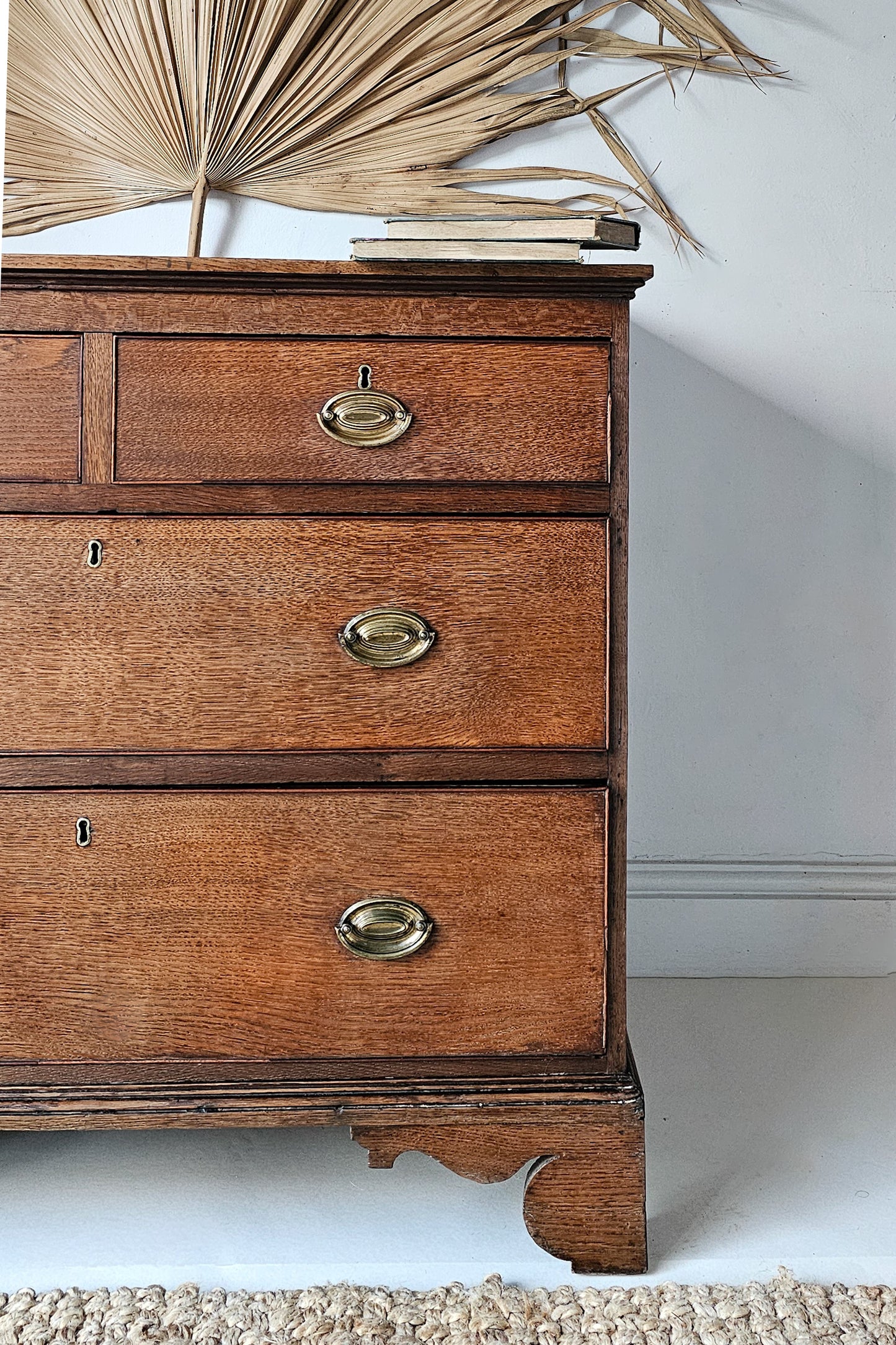 'The George' Antique Oak Chest of  Drawers