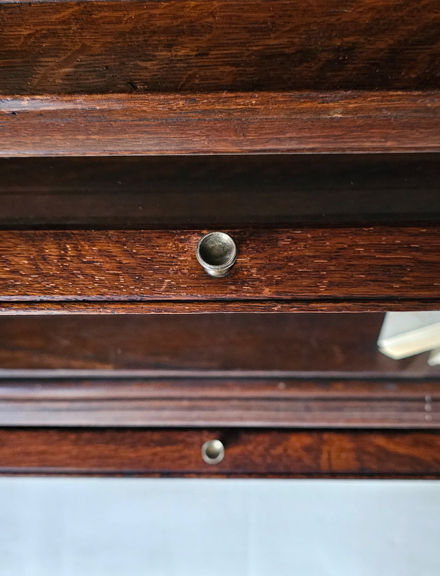 The Charles British Oak Antique Library Solicitors Bookcase Stacking Cabinet