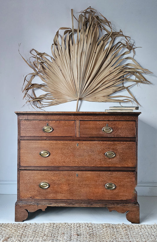 'The George' Antique Oak Chest of  Drawers