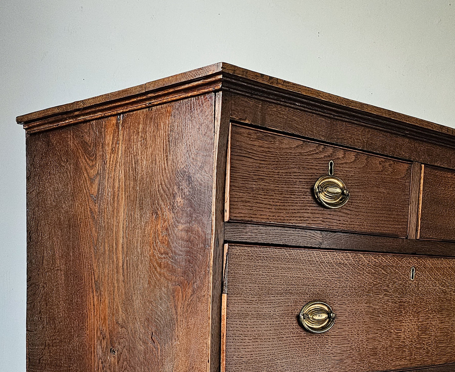 'The George' Antique Oak Chest of  Drawers