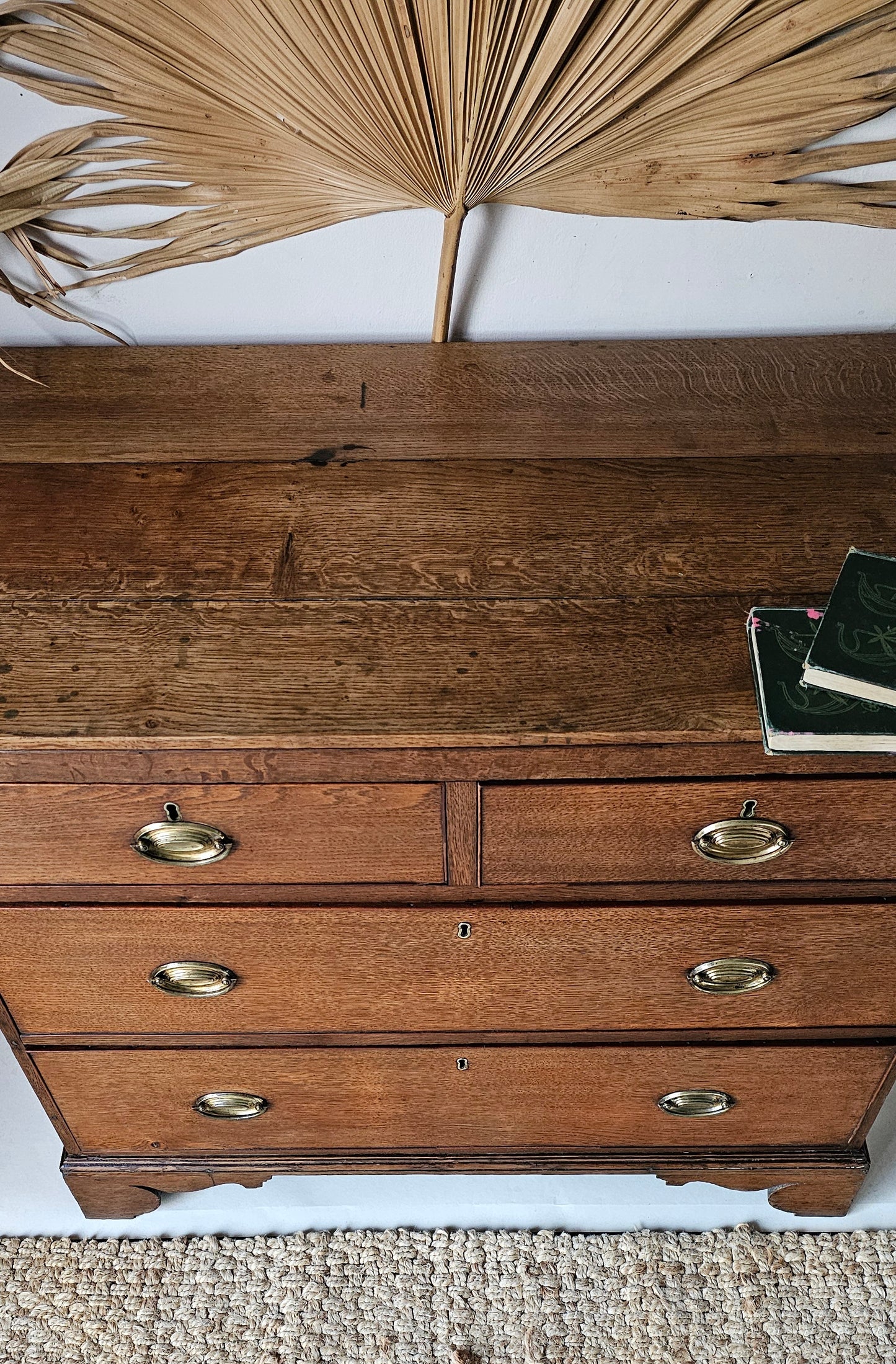 'The George' Antique Oak Chest of  Drawers