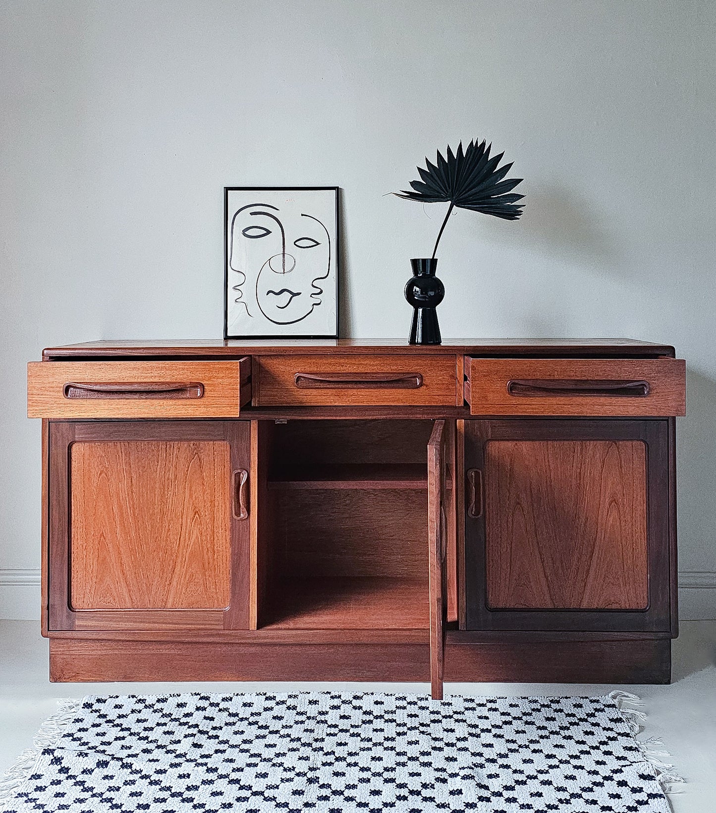 The Stanley G Plan Fresco Teak Sideboard