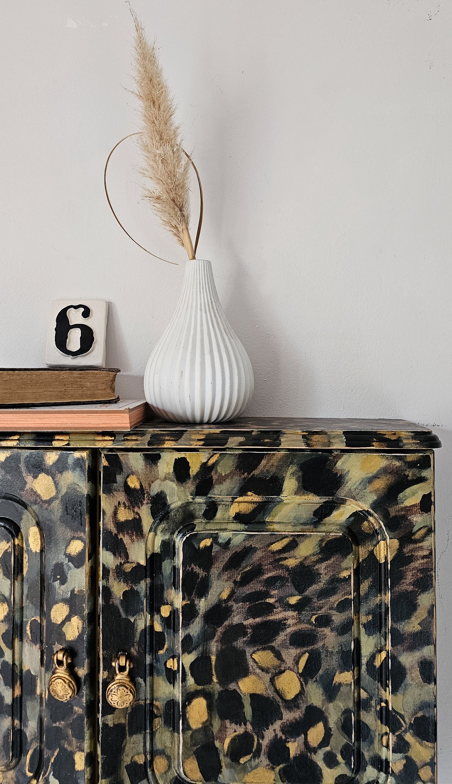 The Kelly Leopard Print Wall Cabinet