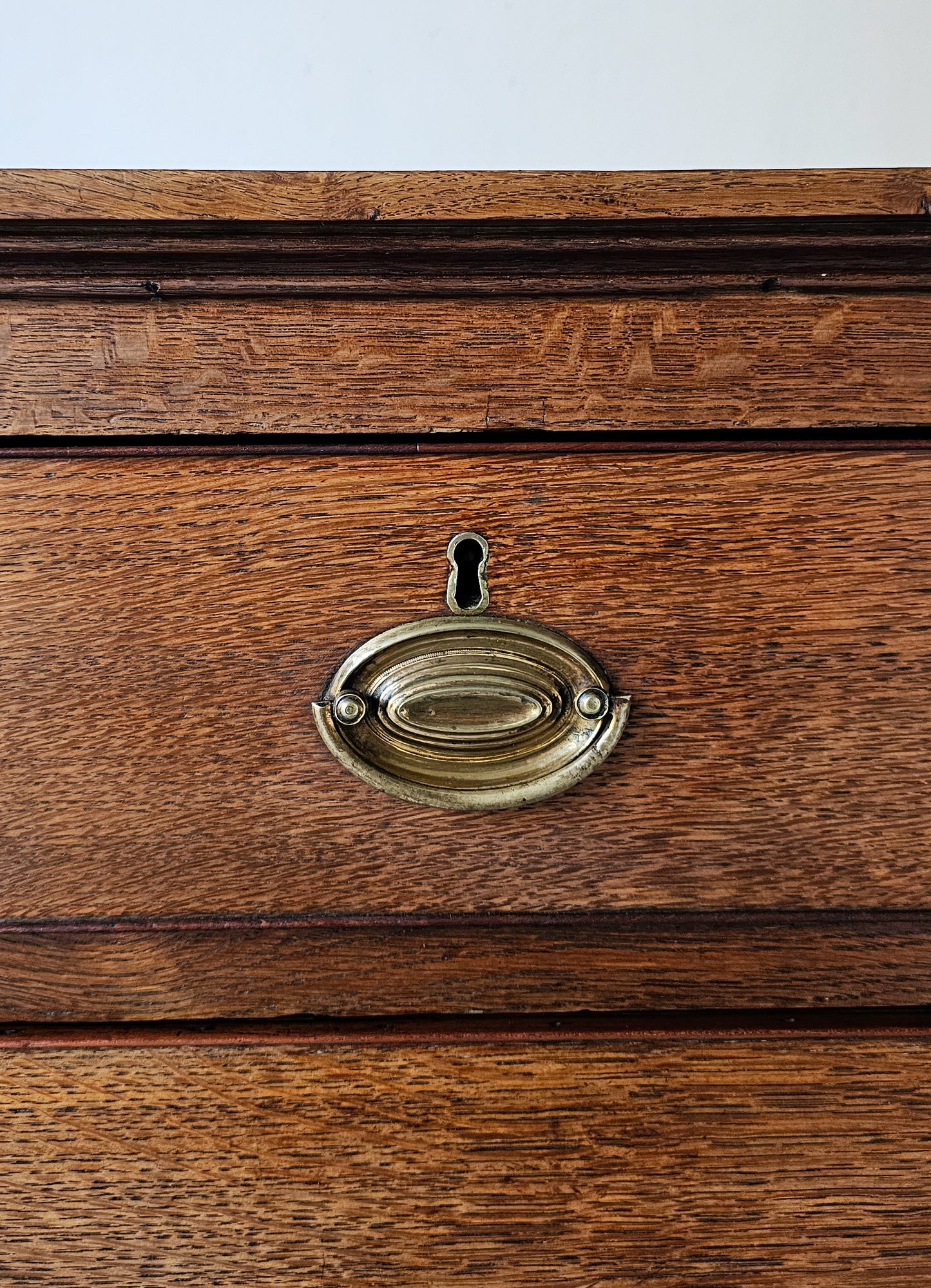 'The George' Antique Oak Chest of  Drawers