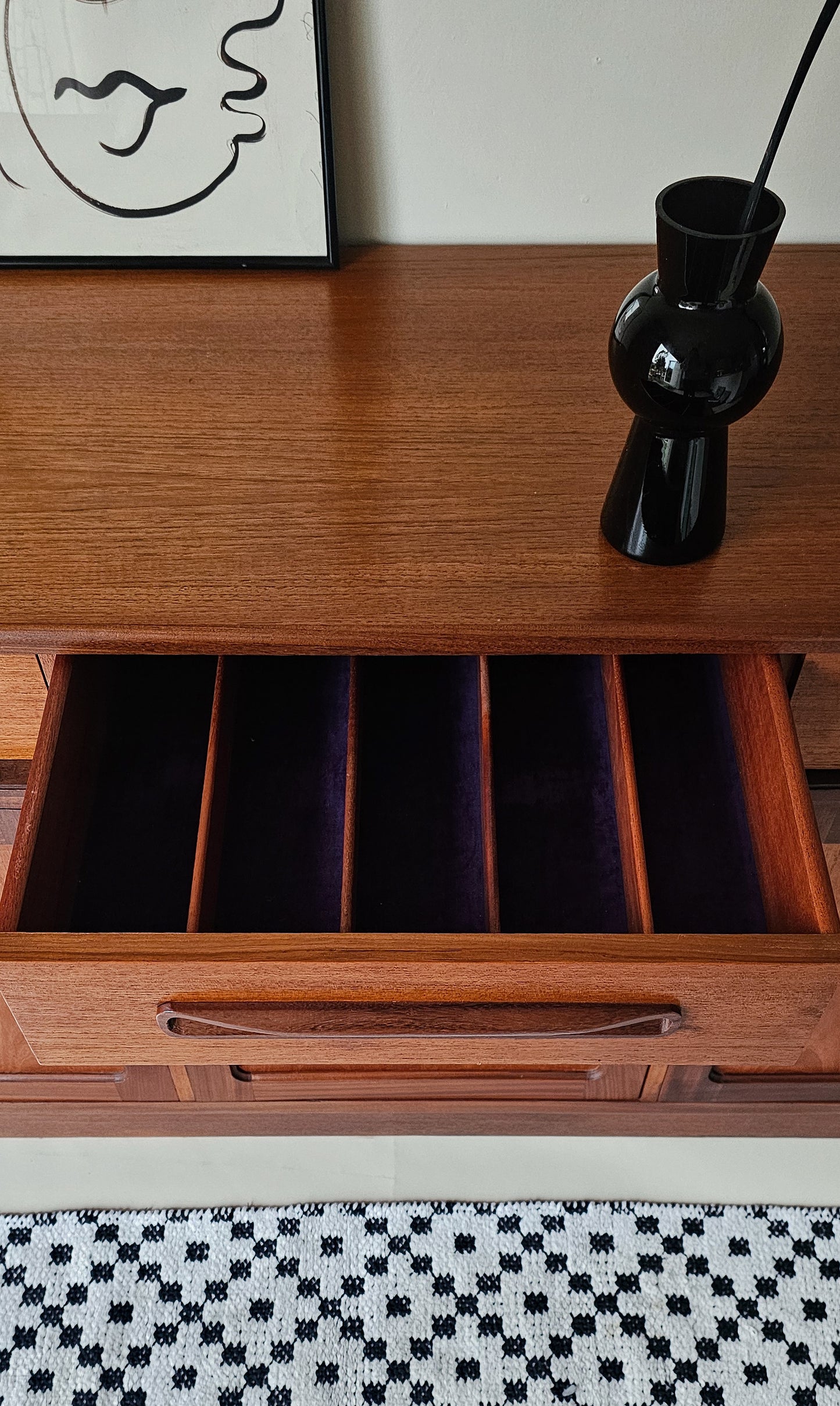 The Stanley G Plan Fresco Teak Sideboard