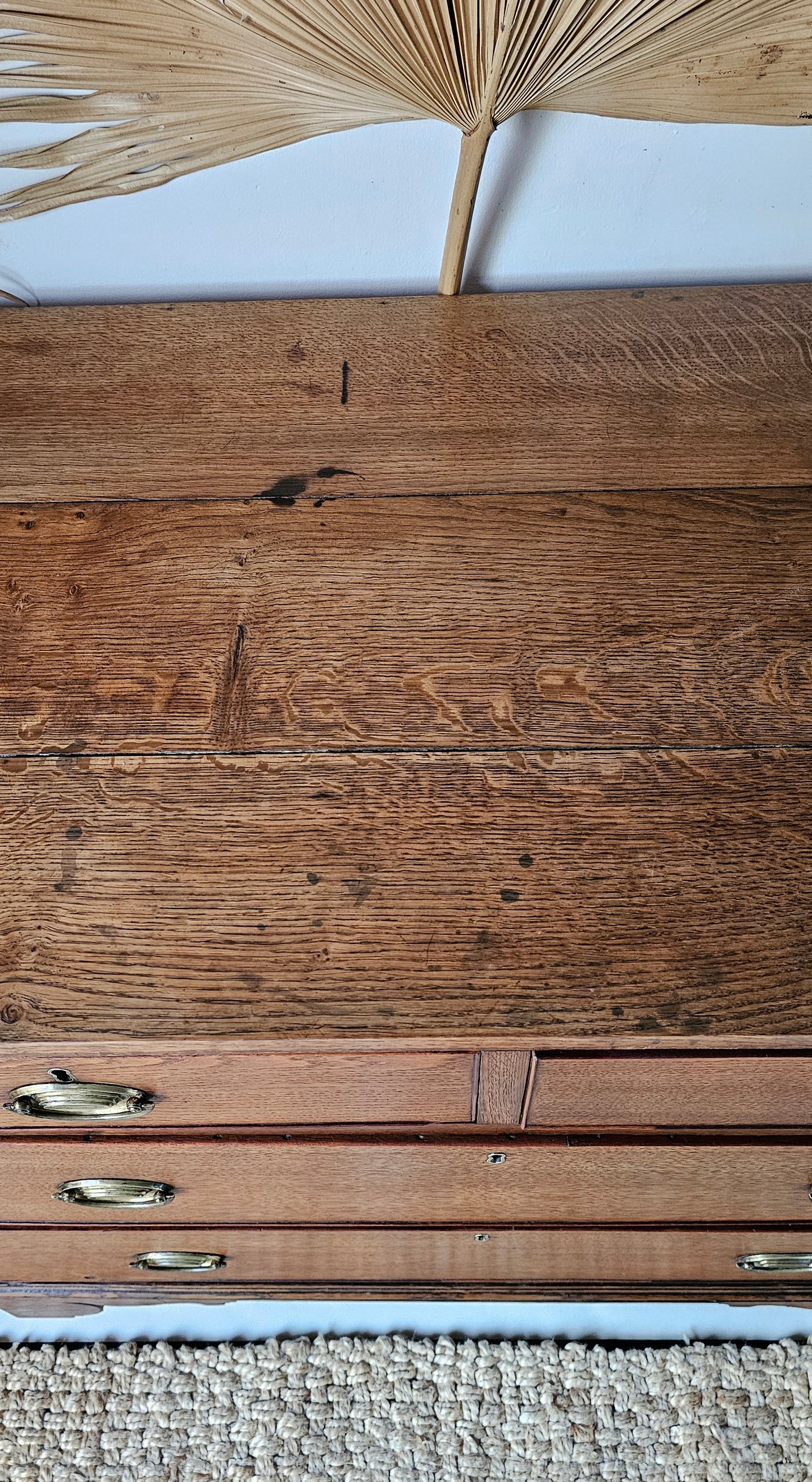 'The George' Antique Oak Chest of  Drawers