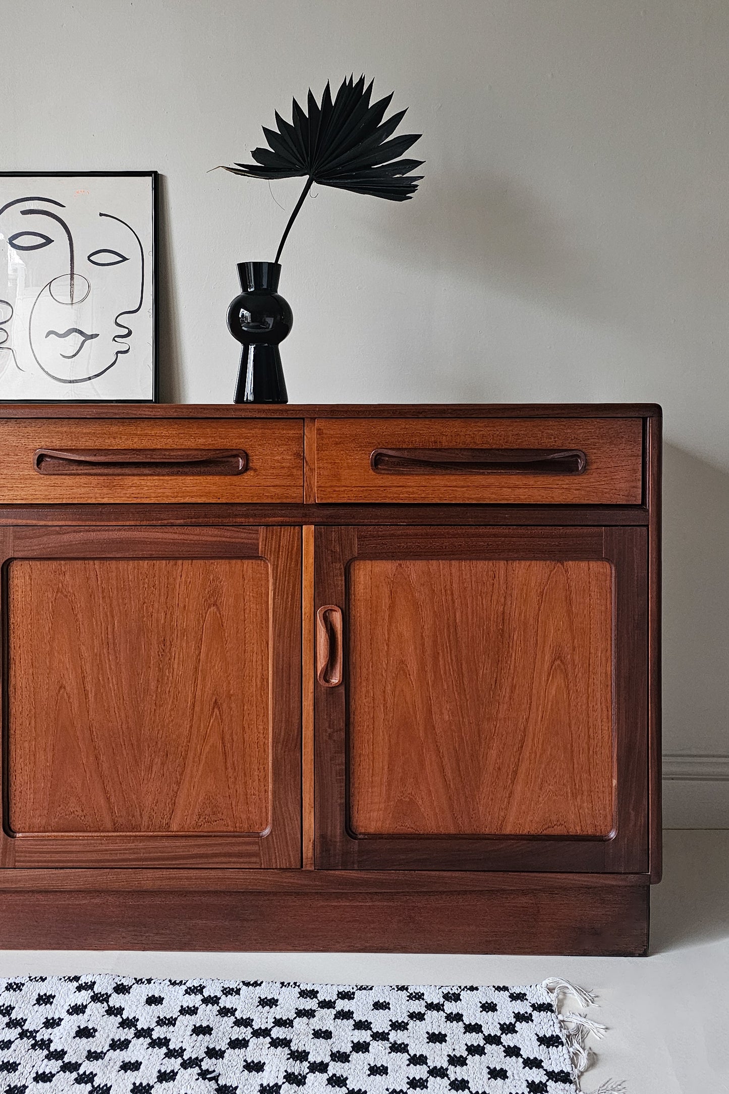 The Stanley G Plan Fresco Teak Sideboard