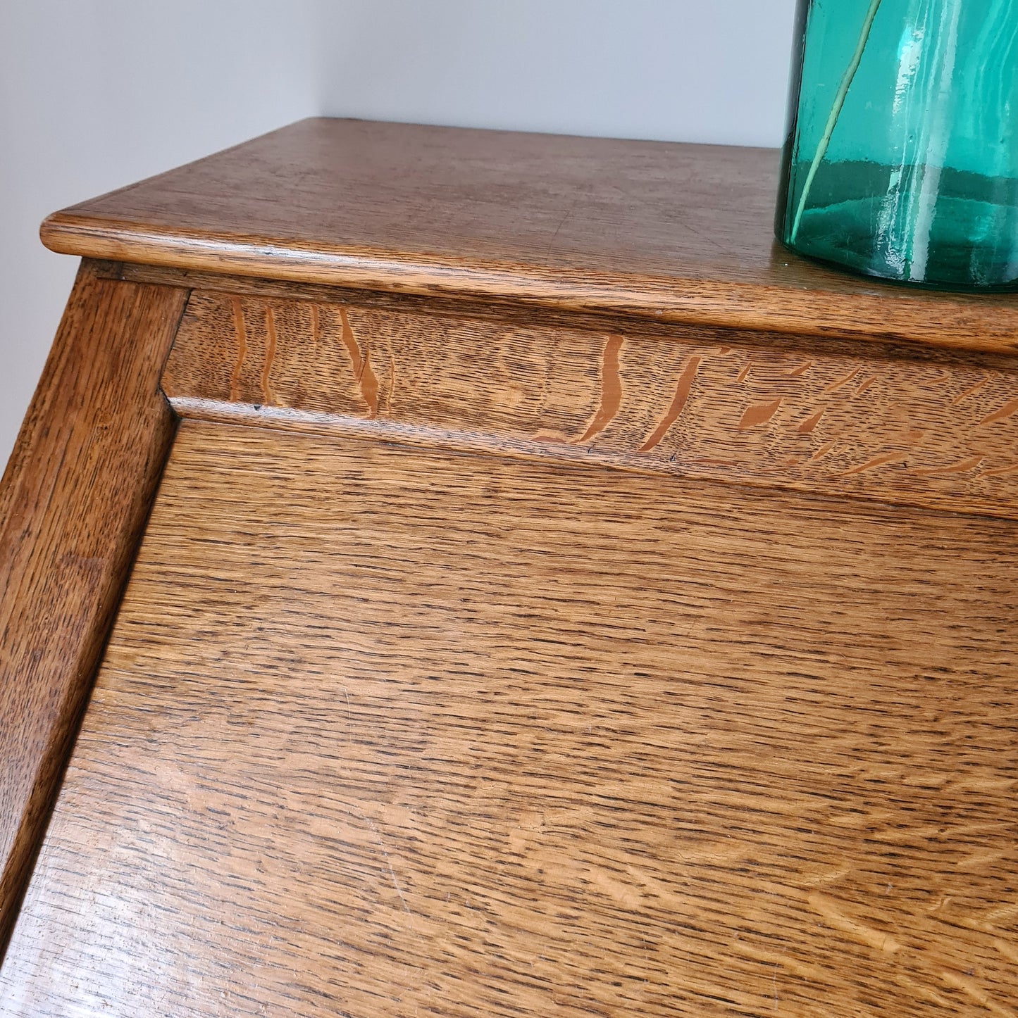 The Charlie Industrial Oak Desk